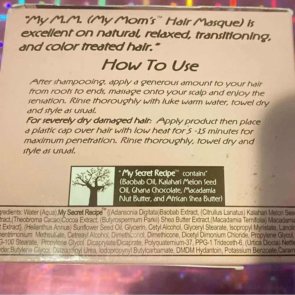 🛍️ Nene ‘S Secret My Mom ‘S  🎉Hair Masque 8 Oz(227g)